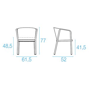 Butaca Carousel para exteriores por Emu. Butacas de diseño.