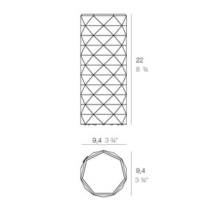 Lámpara Marquis portátil con Luz Led