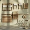 Soporte de pared BM5270 de Carl Hansen & Son. Soporte para pared de madera.