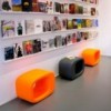 Taburete de diseño Lazy Bones de Slide. Muebles de diseño