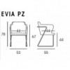 Sillón Evia PZ de diseño exclusivo de Doos. Muebles para hogar y contract.