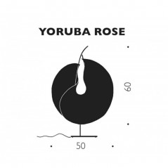 Yoruba rose lámpara sobremesa Ingo Maurer