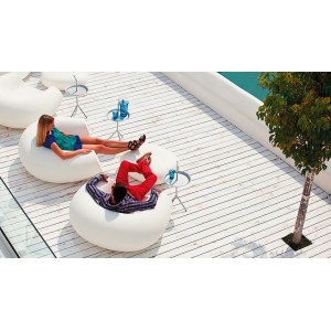 Sillón lounge chubby de Slide. Sillón moderno.