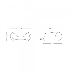 Sillón lounge chubby de Slide. Sillón moderno.