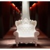 Sillón Queen Of Love de Slide. Banco plástico jardín.