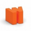 Taburete bajo doble U de Slide Design. Muebles para contract