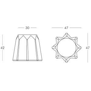 Taburete Pandoro de diseño Slide. Muebles de diseño