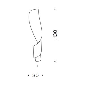 Aplique pared Oop´s Ingo Maurer