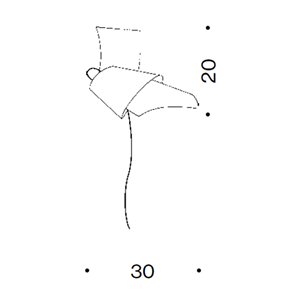 Aplique pared Oop´s 2 Ingo Maurer