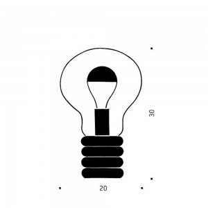 Lámpara sobremesa  Bulb. Ingo Maurer