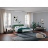 Cama Velvet Tapizada y elegante de Novamobili. Camas matrimoniales modernas.