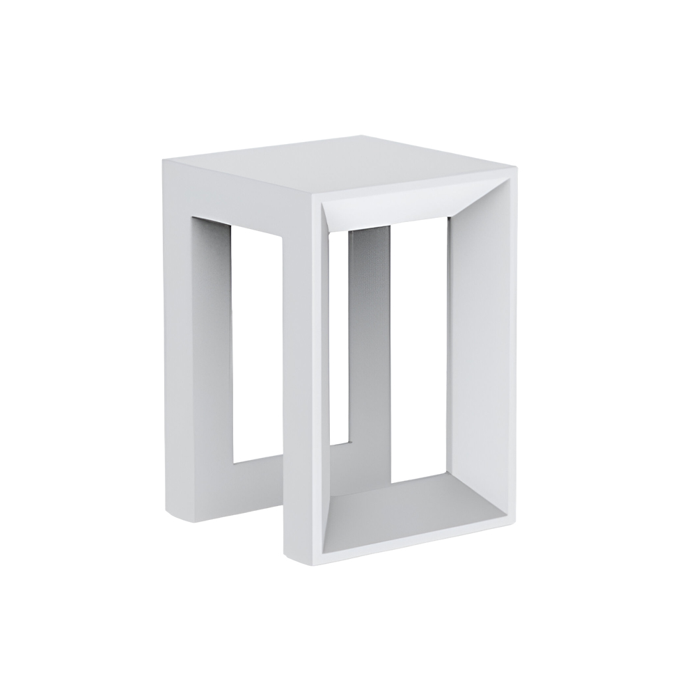 Taburete Bajo Frame con Acabado Mate con Doble Pared | Lluesma