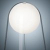 Lámpara con cuerpo de cristal soplado Satellight de Foscarini. Lamparas de vidrio