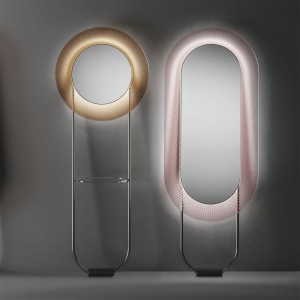 Espejo pie Kathleen de Fiam. Espejo modernos de pie de diseño italiano.