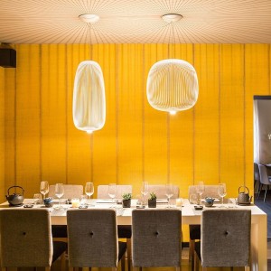 Lámpara de suspensión Spokes 1 de Foscarini. Lámparas de diseño moderno.