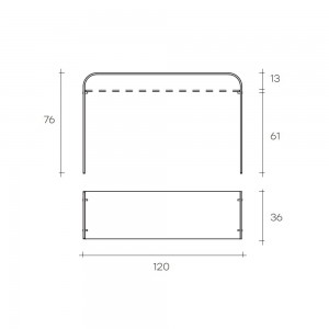 Cónsola Elementare de Fiam. Muebles auxiliares. Catálogo cónsolas modernas