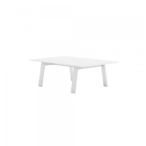 Mesa baja Timeless para jardín de Gandia Blasco. Mesas modernas para patio.
