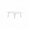 Mesa baja Timeless para jardín de Gandia Blasco. Mesas modernas para patio.