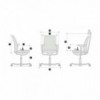 Silla Creed 6005 de Hag. Sillas de oficina. Sillas con respaldo alto.
