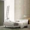 Cama con diseño Italiano Bend de Novamobili. Camas matrimoniales de diseño.