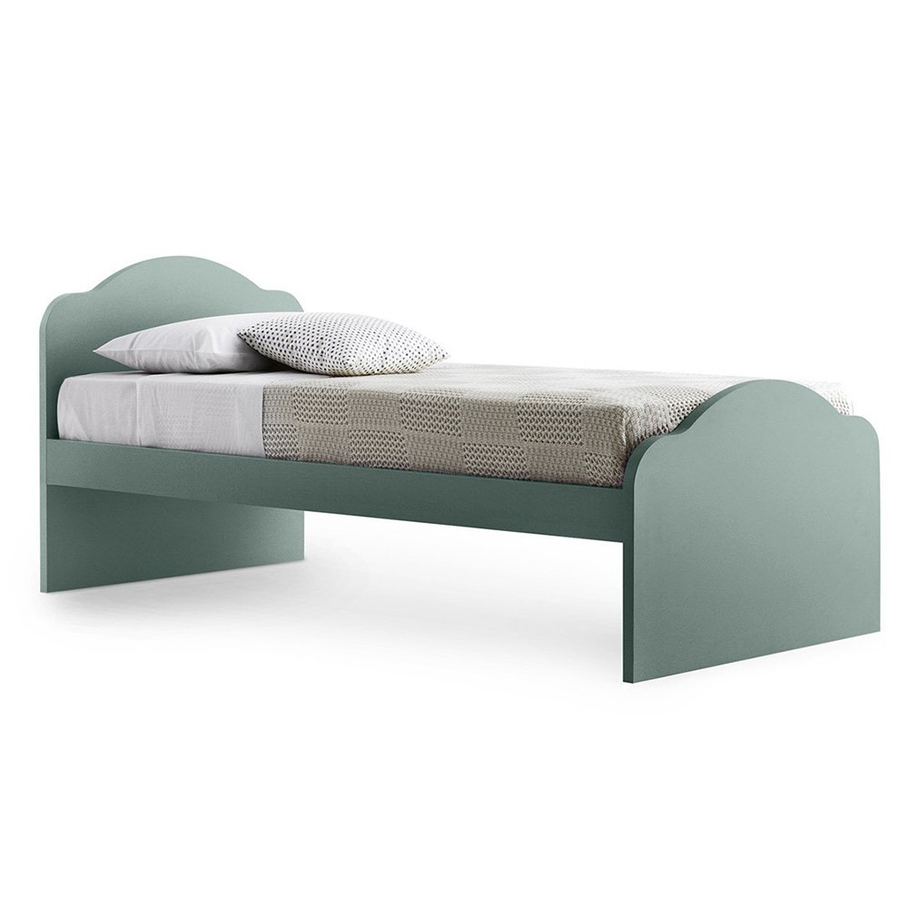 Cama infantil Mino de diseño italiano, con acabados elegantes de Nidi.