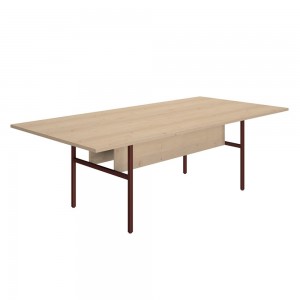Mesa de reuniones rectangular Piem de Ofifran con diseño ideal para juntas grupales