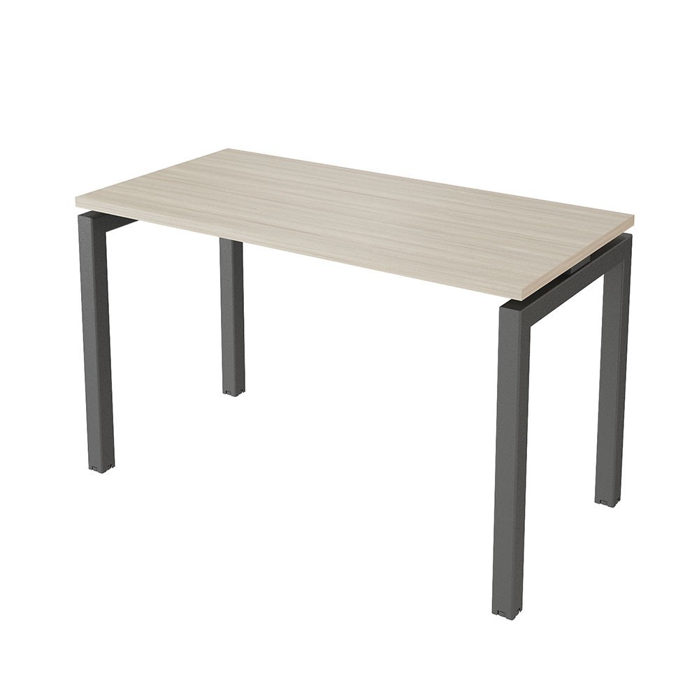 Mesa original Auxiliar de perfil alto elegante con acabados en metal y madera de Ofifran