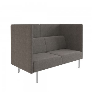 Sofá alto de la coleccion Piem de ofifran diseñado para añadir privacidad  en salas de juntas y oficinas.