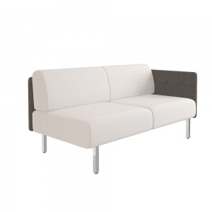 Sofá con lateral Piem de ofifran perfecto para oficinas, salas de reuniones y esperas.