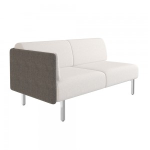 Sofá con lateral Piem de ofifran perfecto para oficinas, salas de reuniones y esperas.