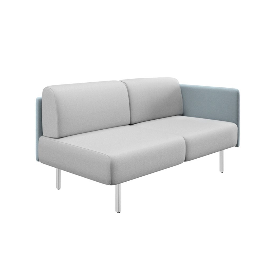 Sofá con lateral Piem de ofifran perfecto para oficinas, salas de reuniones y esperas.