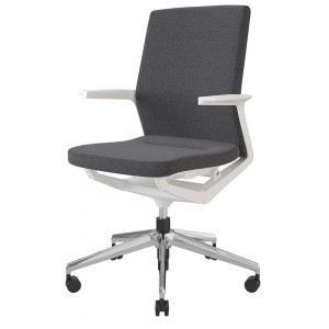 Silla tapizada Advance giratoria de Ofifran ideal para oficinas y salas de juntas.
