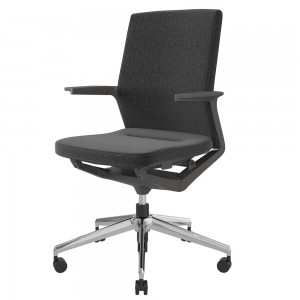 Silla tapizada Advance giratoria de Ofifran ideal para oficinas y salas de juntas.