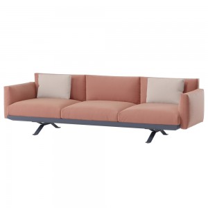 Sofá 3 plazas para exteriores colección Boma de Kettal.