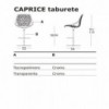 Taburete Caprice. Casprini