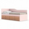 Cama equipada Ergo. Nidi con diseño italiano y juvenil, con cajones para mayor organizacion.