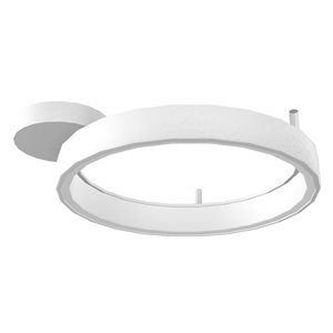 Lámpara techo Lunaop moderna y elegante ideal para interiores de Martinelli Luce.