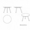 Mesa baja Anthea. Indecasa. Mueble de outdoor.