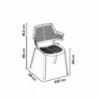 Silla Ikona diseño de Barcelona Dd.
