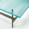 Mesa auxiliar moderna Waves de Fiam. Mesas de centro modernas para salón.