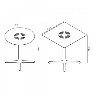 Mesa Toledo Aire de Barcelona Dd. Mesas para exteriores