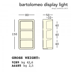 Display Bartolomeo Light de Plust Collection. Muebles para exterior.