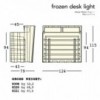 Barra Frozen Light de Plust Collection diseñada para exteriores.