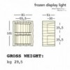 Botellero Display Frozen Light de Plust Collection. Mueble Bar exterior.
