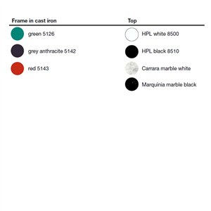 Mesa Brut Bistro de Magis. Mesas de exterior para jardines, patios y bares.