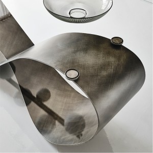 Mesa Butterfly Cristal Cattelan Italia. Mesas de comedor. Mesas de cristal.