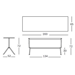 Mesa Officina Fratino de Magis. Muebles y complementos de diseño moderno.
