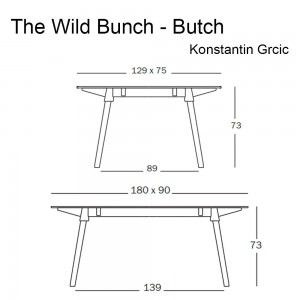 Mesa Butch - The Wild Bunch de Magis. Muebles y complementos de diseño.