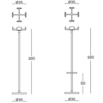 Perchero Four Leaves Magis