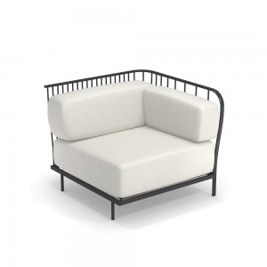 Sofá Cannolè modular para exteriores de Emu. Sofás de diseño.